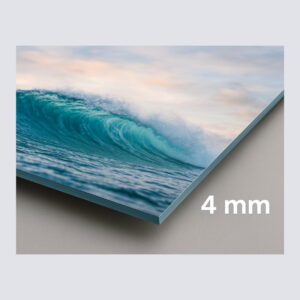 Bildecke vom 4 mm dicken Acrylglasbild